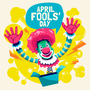 愚人节插画