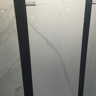 白色纹理大理石瓷砖展示