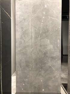 灰色质感墙面瓷砖展示