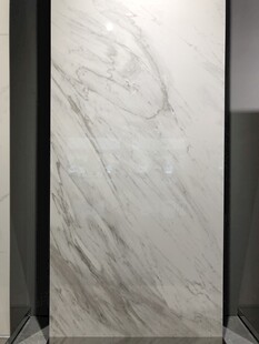白色大理石纹理瓷砖展示