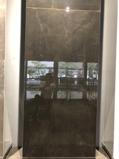 现代风格黑色玻璃隔断