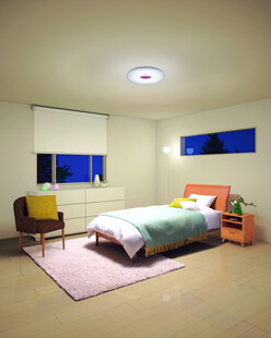 温馨现代风卧室室内场景