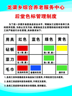 医院科室颜色管理制度表