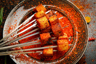 美味香嫩豆腐串