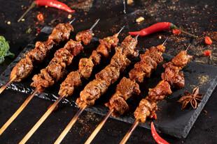 美味羊肉串