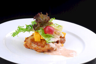 精致美味的创意摆盘菜肴