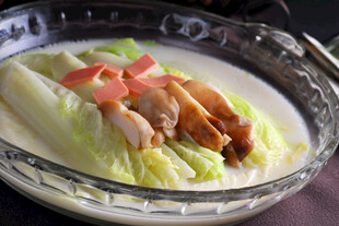 奶白汤汁白菜炖豆腐