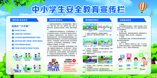 中小学生安全教育宣传栏