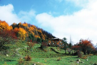 秋日山间美景