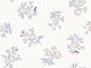 数码淡雅花卉图