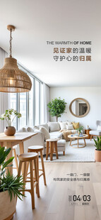 现代简约家居海报