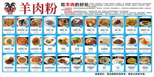 羊肉粉美食海报