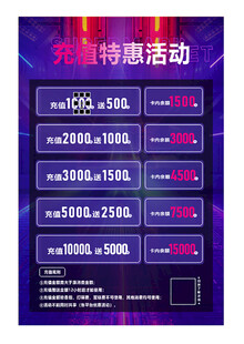 KTV海报 充值特惠活动