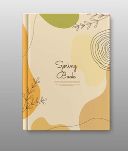 简约秋季主题笔记本封面