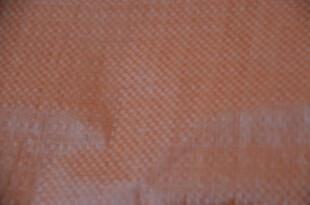 橙色纹理布料细节展示