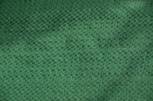 绿色针织纹理布料特写