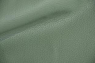 浅绿色皮革纹理特写