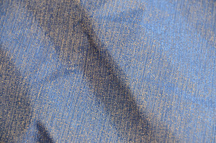 蓝色纹理布料特写
