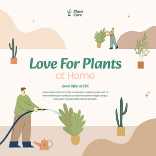 热爱植物的日常养护场景