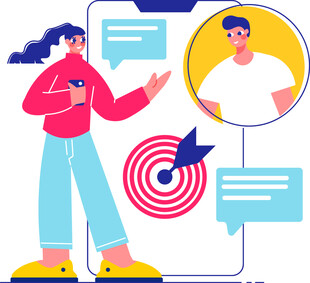 两人交流与目标设定场景