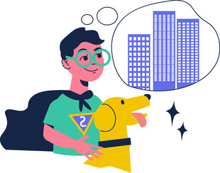 超级英雄与萌犬的城市梦想