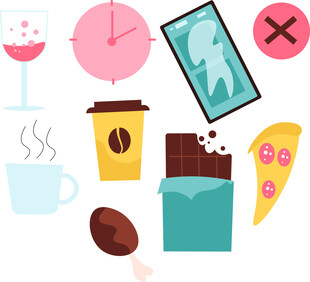 日常休闲食品与饮品元素