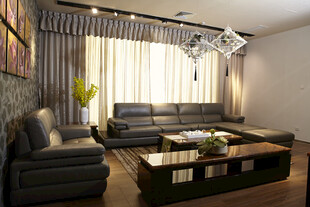 现代简约风客厅室内场景