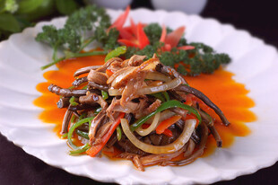 美味凉拌茶树菇