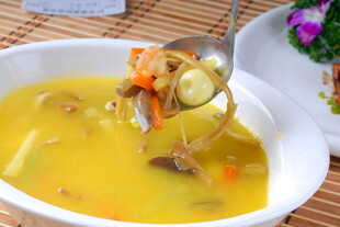 香浓美味海鲜菌菇汤