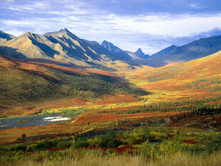 壮丽多彩的山间美景
