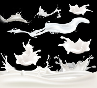 牛奶素材