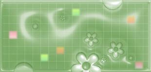 绿色网格背景抽象图案