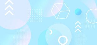 梦幻渐变几何背景图案