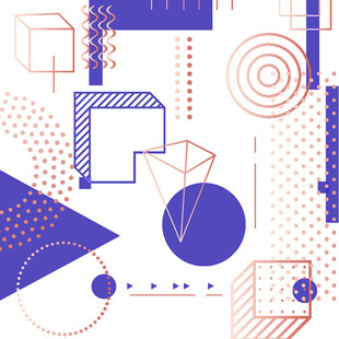 几何抽象艺术图案设计