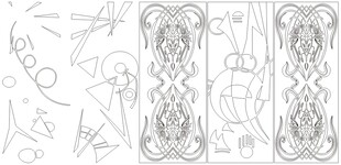 中式门窗雕花铁艺图案