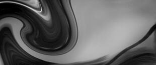 黑白流体艺术图案