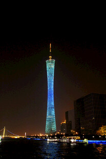 广州塔夜景璀璨迷人