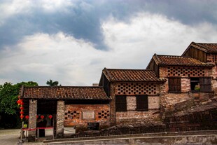 古朴传统村落建筑景观
