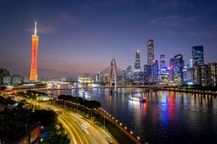 广州璀璨夜景