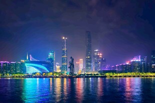 璀璨都市夜景