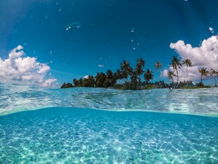 梦幻海岛水下与水上景观