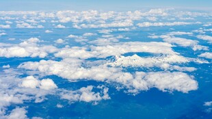 高空俯瞰的美丽云海