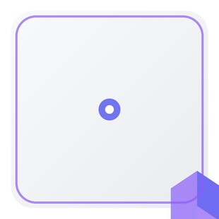 紫色边框方形界面图标