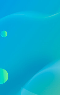 梦幻蓝绿渐变流体背景图
