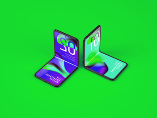 双屏手机展示新科技