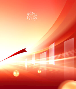 红色动感科技风背景图