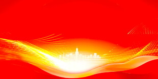 红色火焰中的闪耀光芒