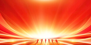 炫彩光芒背景动感线条