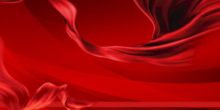 红色动感飘带背景图