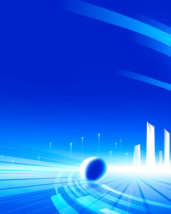 蓝色科技风背景图